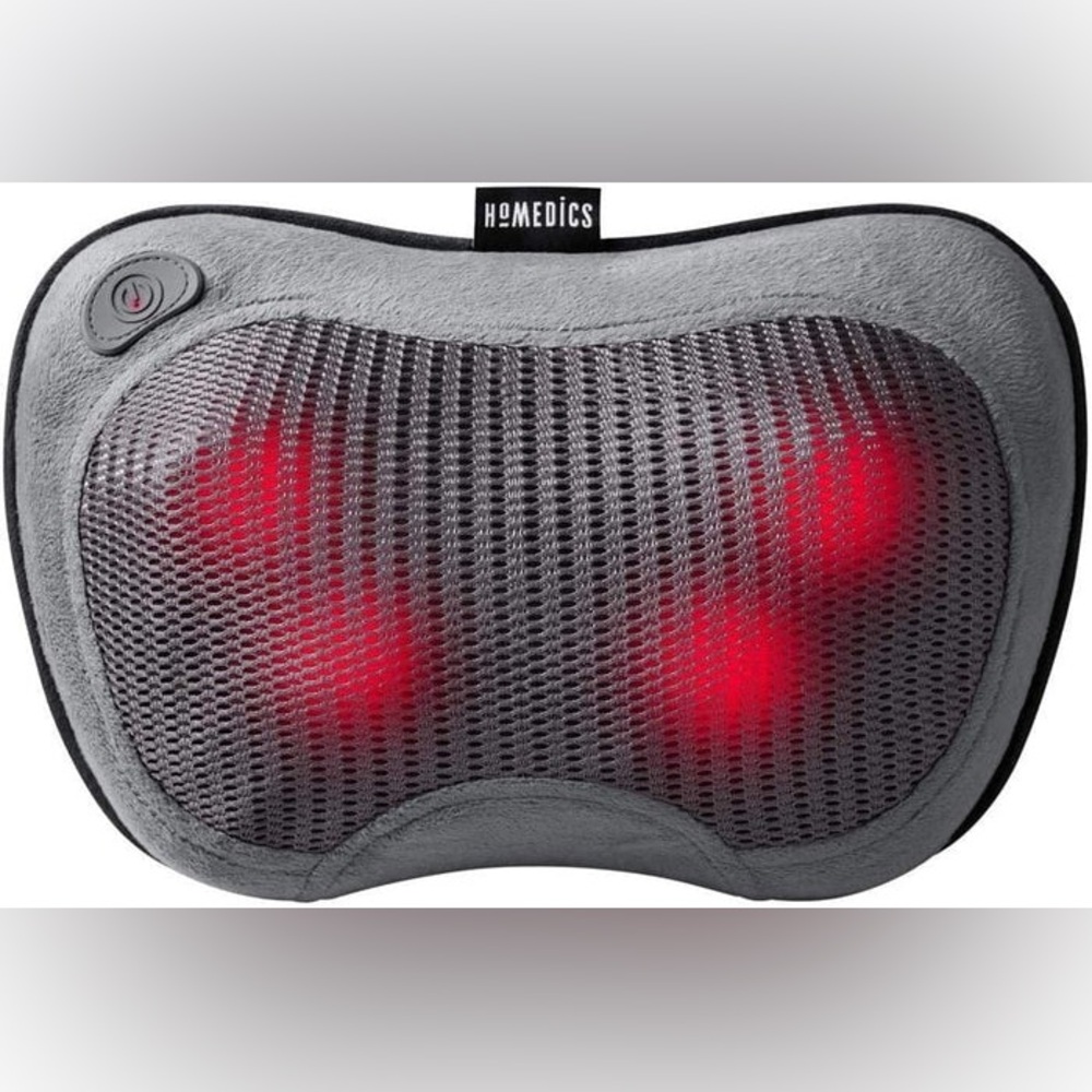 NWT: HOMEDICS Rechargeable Shiatsu Pillow with Heat